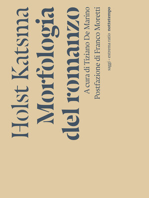 cover image of Morfologia del romanzo